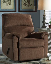 Prime Furniture - Ashley Furniture - Nerviano Living Room - Zero Wall Recliner / Gray - 1080329